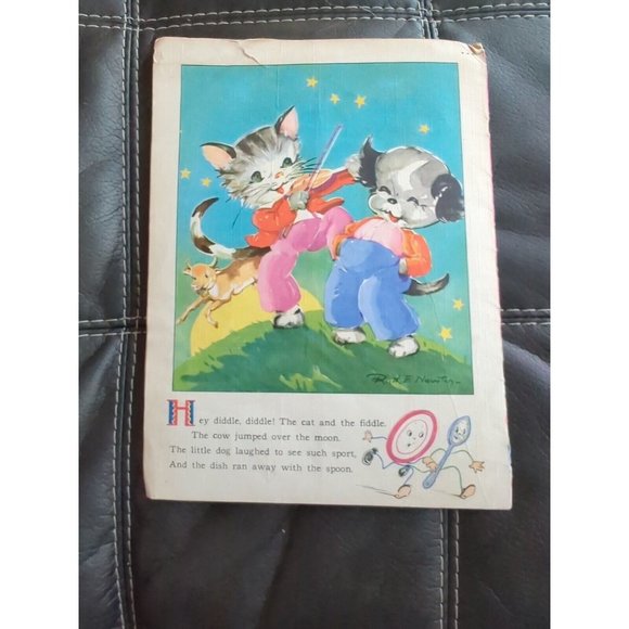Animal Mother Goose 1942 Ruth E. Newton  Whitman Publishing Co. - Picture 10 of 10